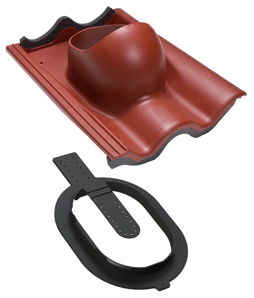 Kattolevy Vilpe Click Tiili 440 x 330 x 165 mm Punainen