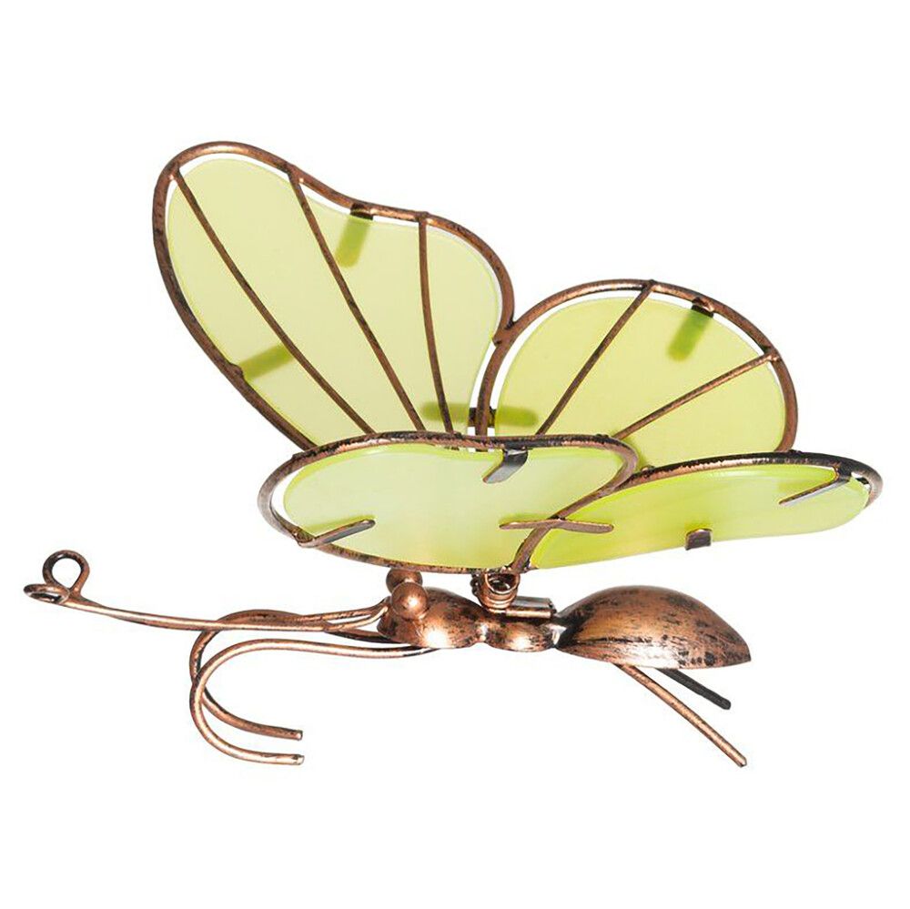 Puutarhakoriste 4living Perhonen pimeässä hohtava 16 cm