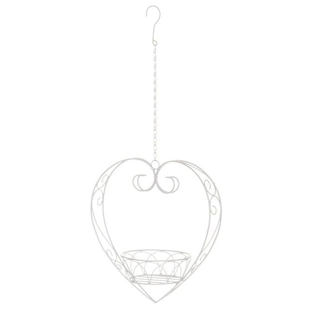 Amppeli sydän 4living valkoinen 33 x 18 x 72 cm