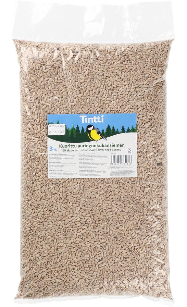 Auringonkukansiemen Tintti kuorittu 3 kg