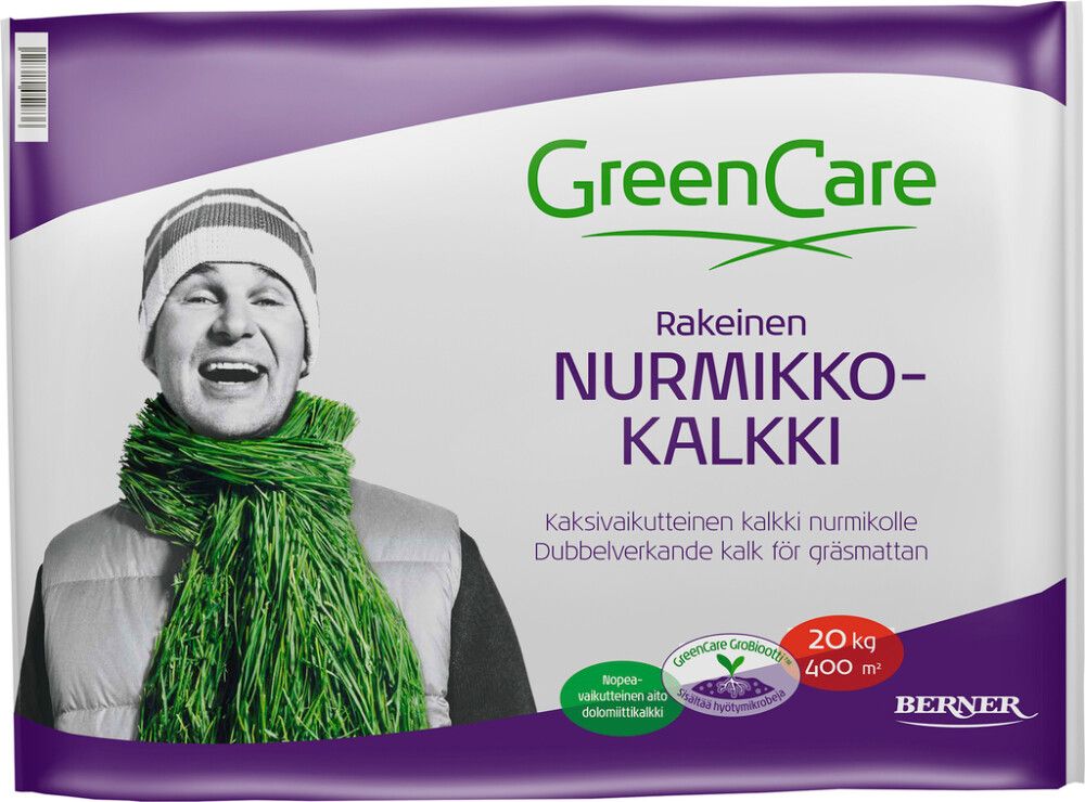 Rakeinen nurmikkokalkki 20 kg
