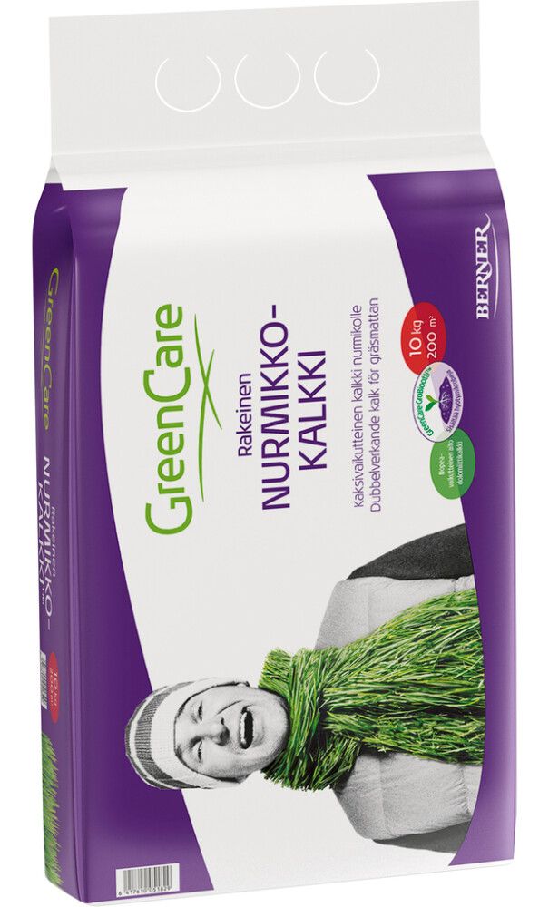 Nurmikkokalkki Greencare Grobiootti rakeinen 10 kg