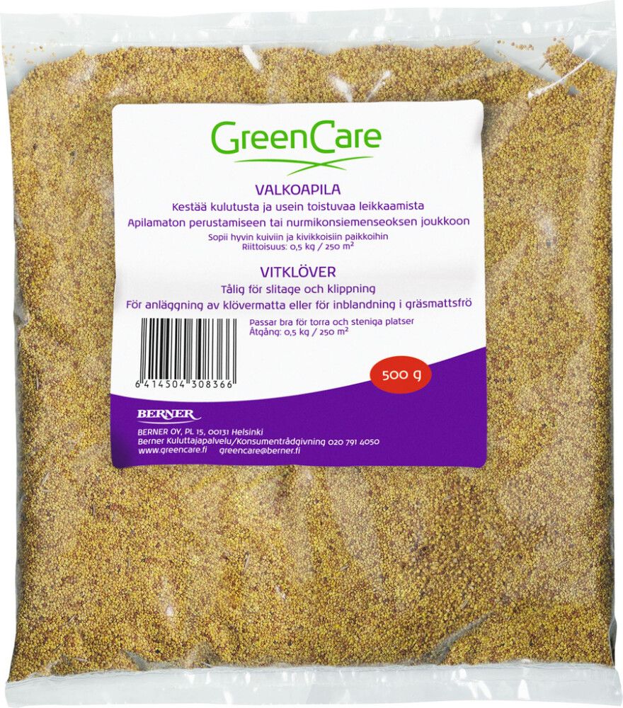 Valkoapila Greencare 500 g