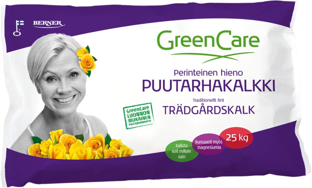 Puutarhakalkki Greencare 25 kg
