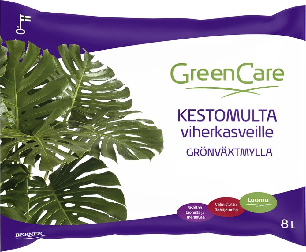 Kestomulta Greencare viherkasveille 8 l