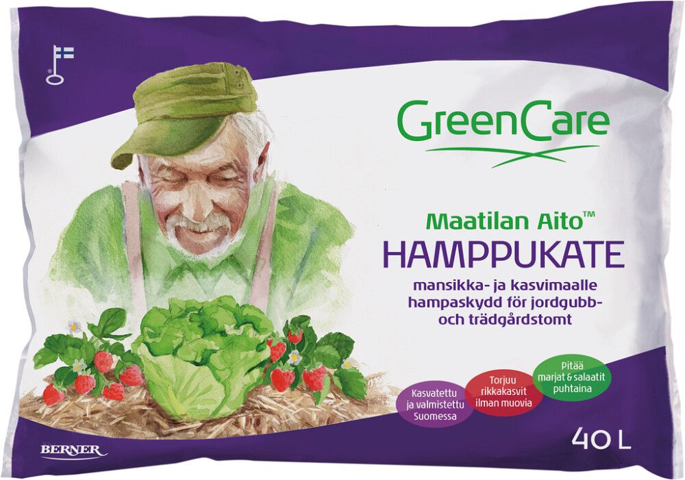 Hamppukate Greencare Maatilan Aito kasvimaalle 40 l