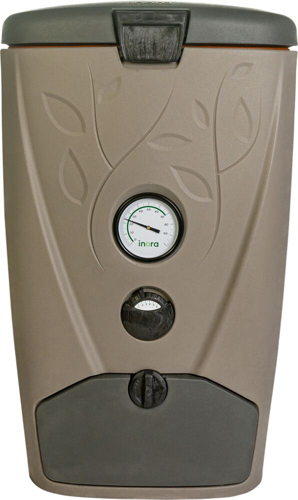 Lämpökompostori Inora 250 l harmaa