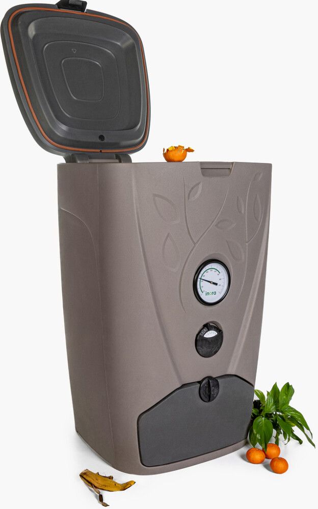 Lämpökompostori Inora 250 l harmaa