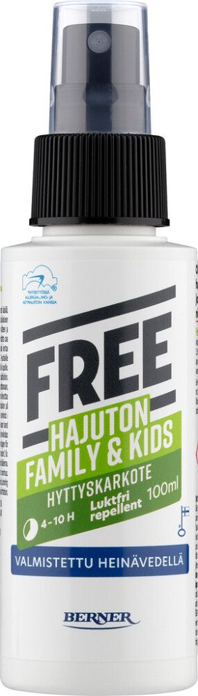 Hyttyskarkote Free Family Kids 100 ml