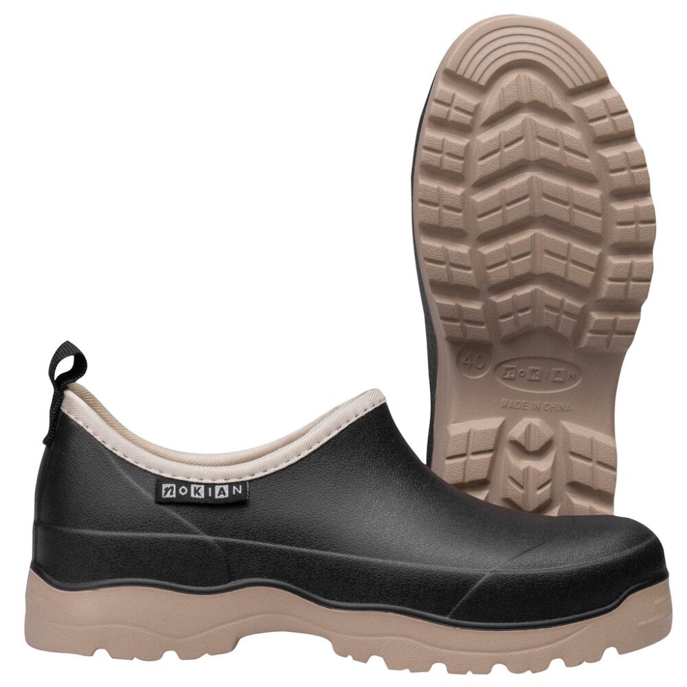 Puutarhajalkine Verso Winter musta/beige 37