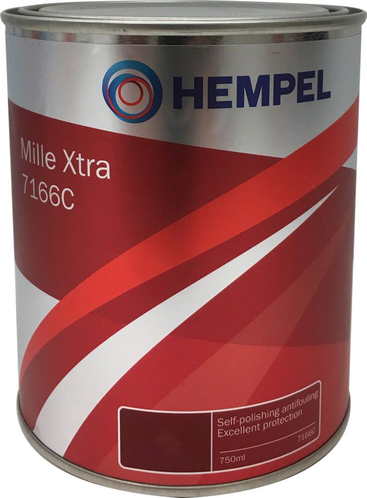 Antifouling-maali Hempel Mille Xtra 7166C Grey 0,75 l