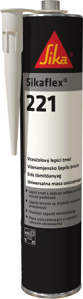 Liima- ja tiivistysmassa Sikaflex 221 Valkoinen 300 ml
