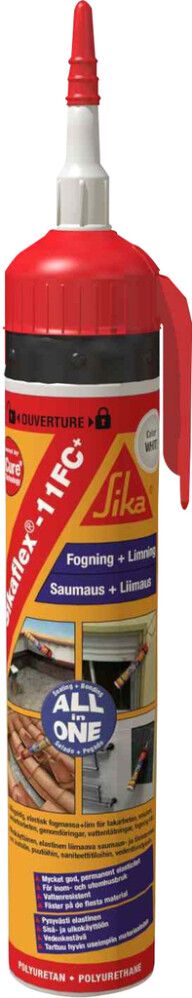 Liima- ja saumausmassa Sikaflex-11 FC Purform 195 ml Valkoinen