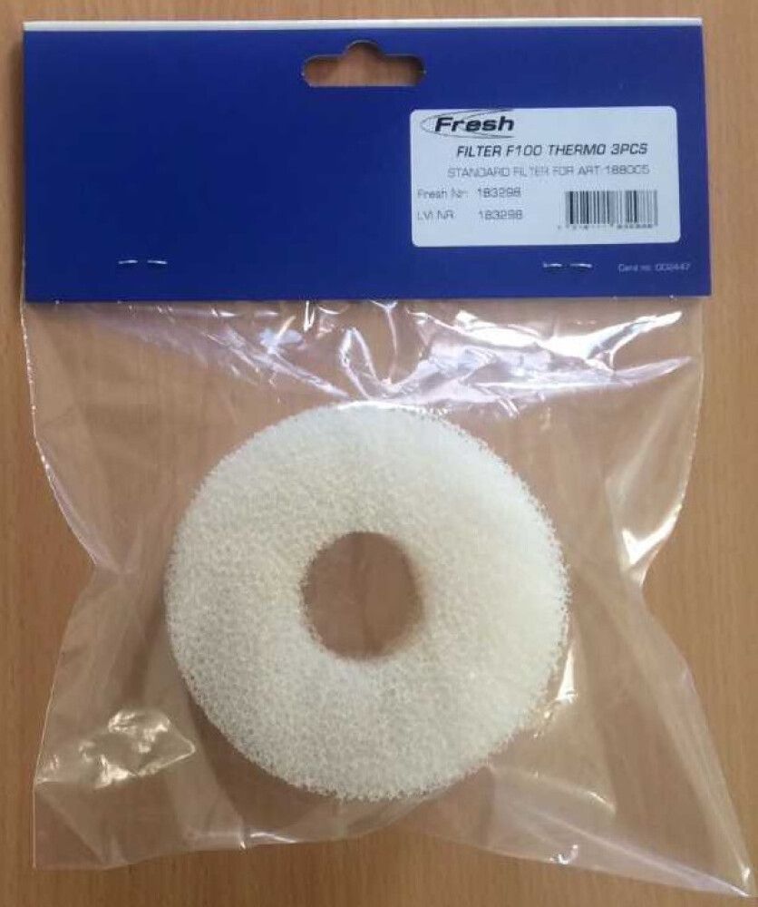 Vakiosuodatin Fresh F100 Thermo 3kpl /pss