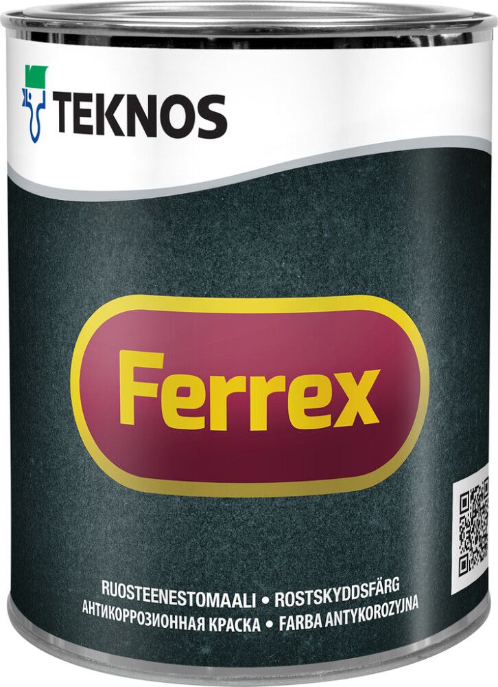 Ruosteenestomaali Teknos Ferrex Harmaa