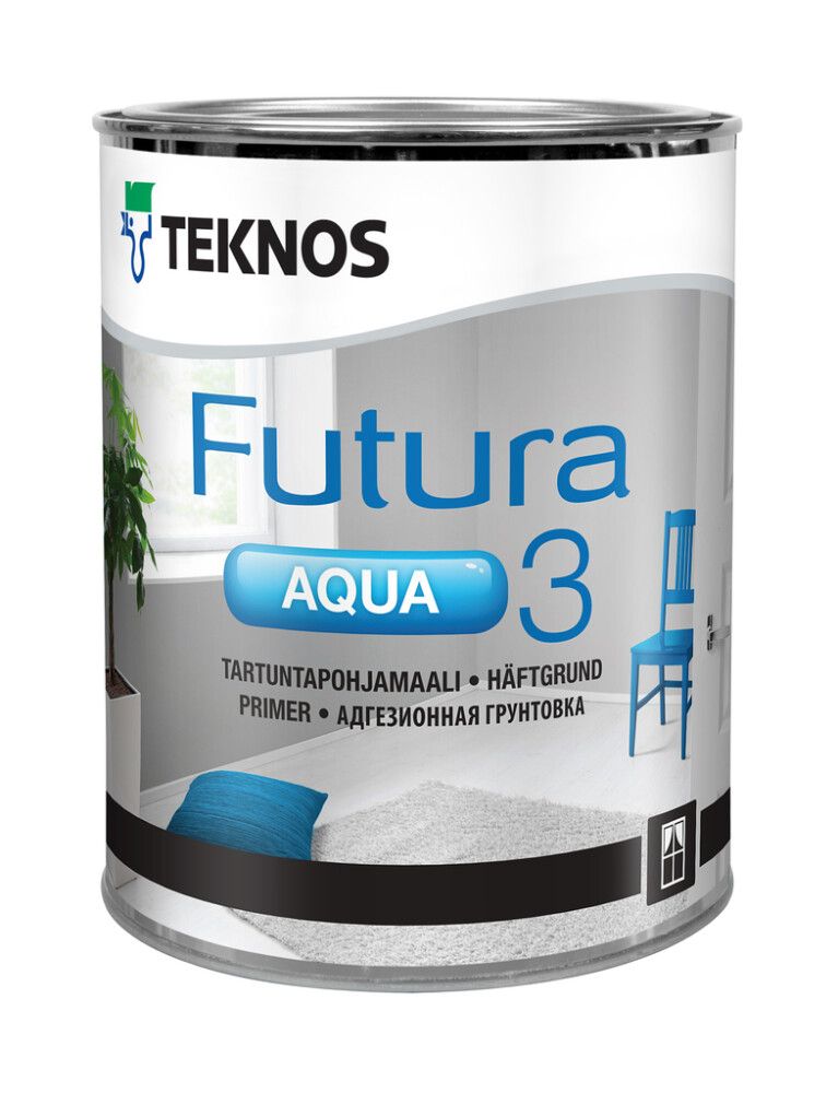 Tartuntapohjamaali Teknos Futura Aqua Primer 0,9 l