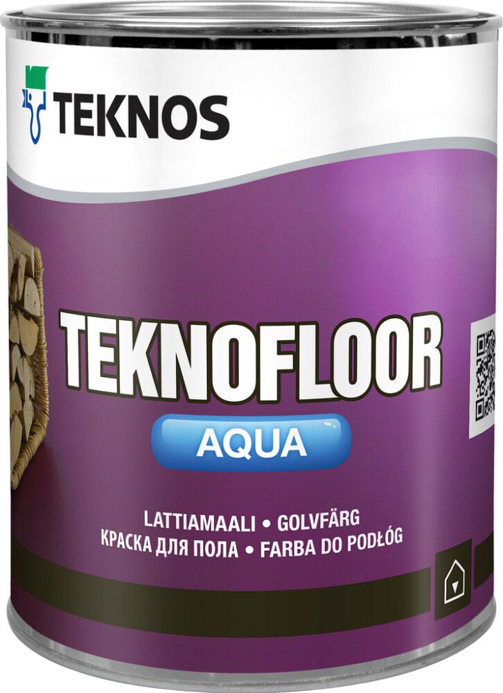 Lattiamaali Teknos Teknofloor Aqua T4017 Harmaa