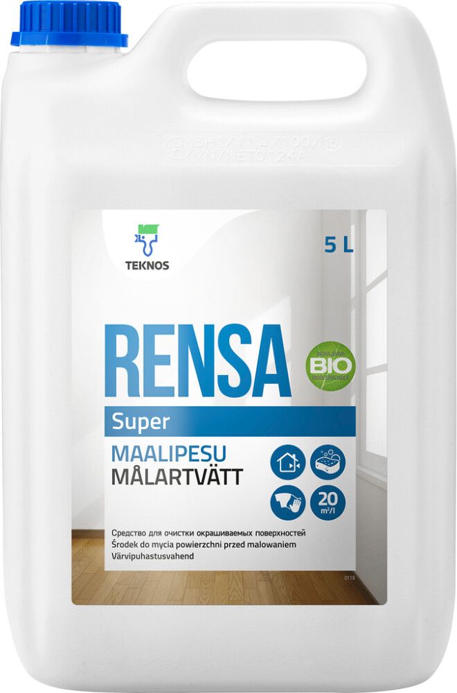 Maalipesu Teknos Rensa Super 5 l