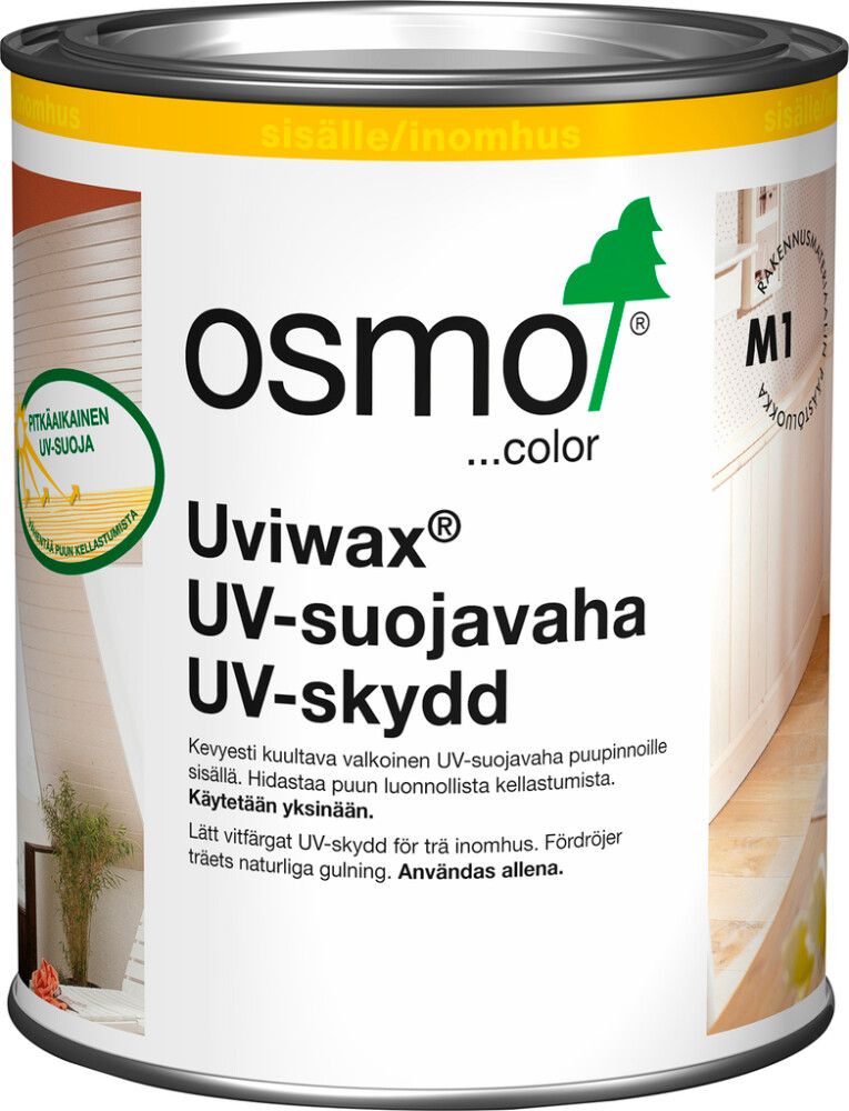 UV-Suojavaha Osmocolor Uviwax UV Valkoinen Kuusi