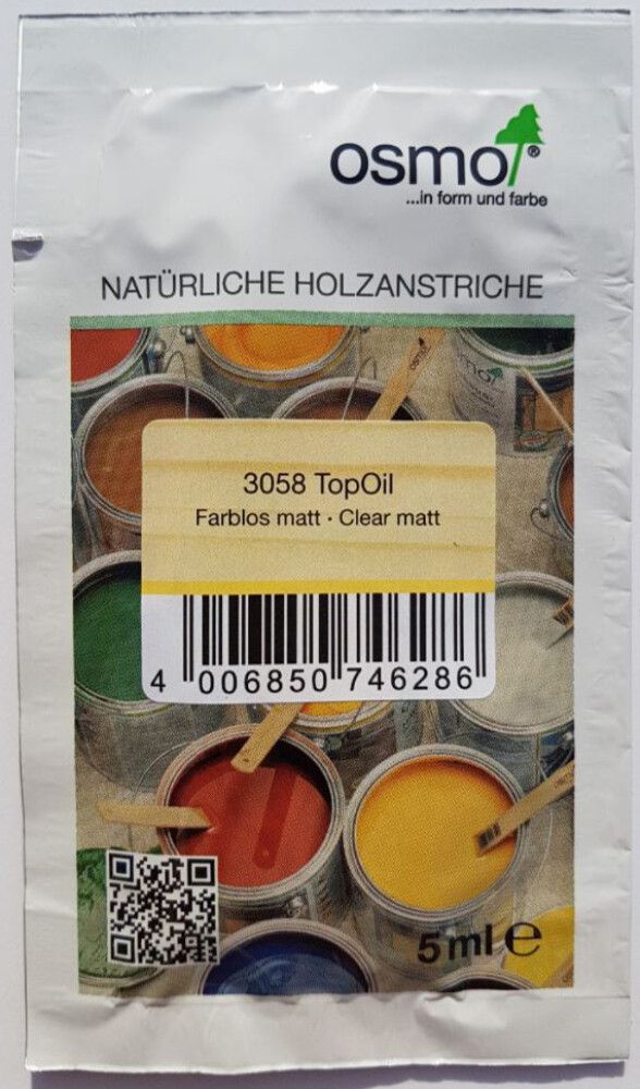 Näytepussi Osmo Color Öljyvaha TopOil Työtasoille 5 ml