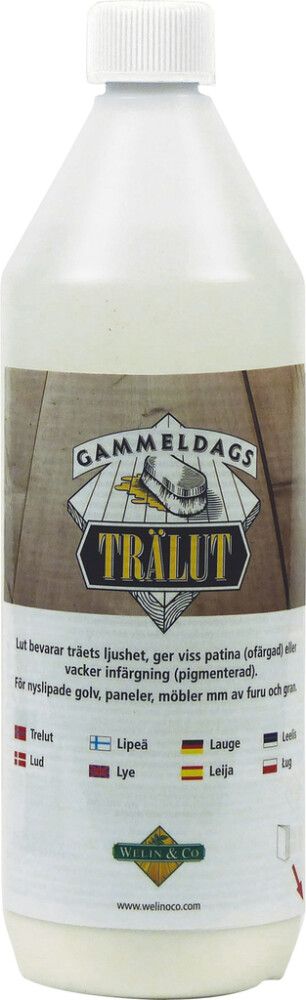 Puulipeä Gammeldags Valkoinen