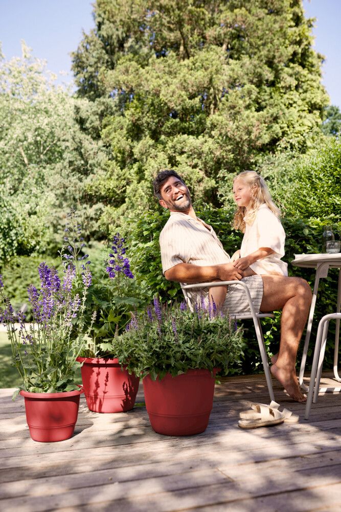 Ulkoruukku Elho Amiga punainen 47 cm