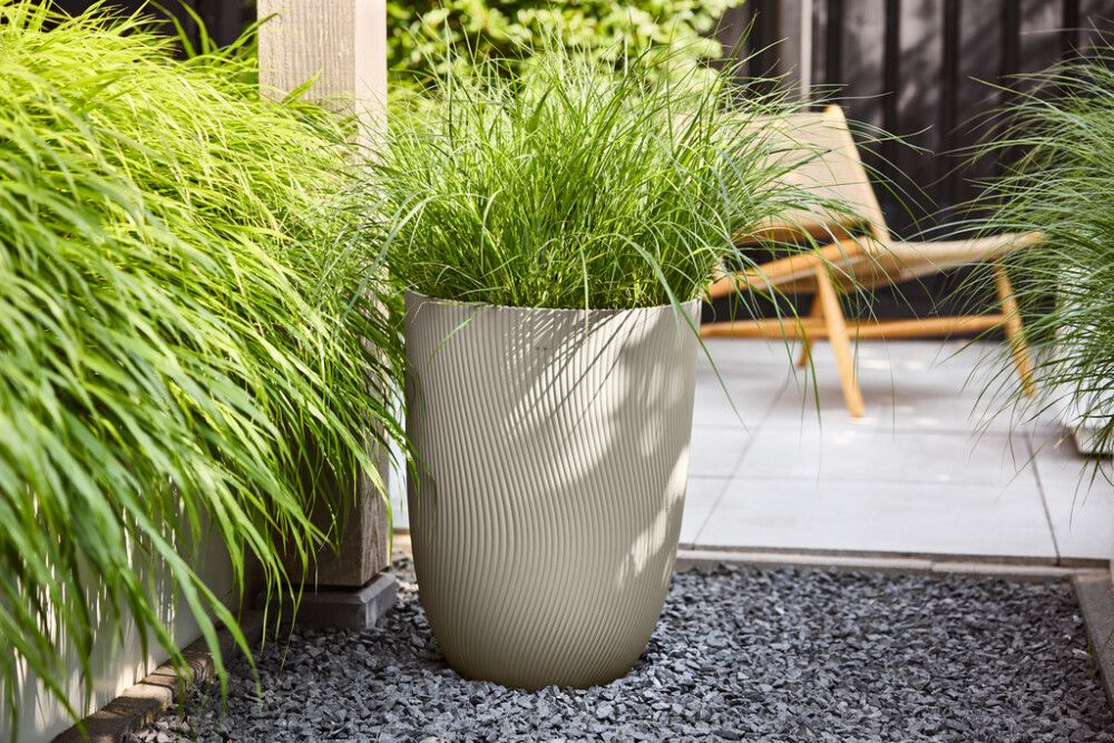 Ulkoruukku Elho Sereh korkea beige 40 cm