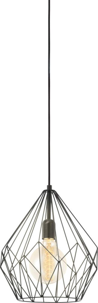 Riippuvalaisin Eglo Carlton 60 W Musta