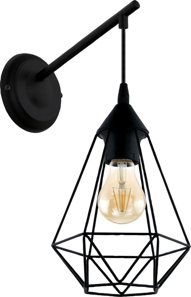 Seinävalaisin Eglo Tarbes Musta