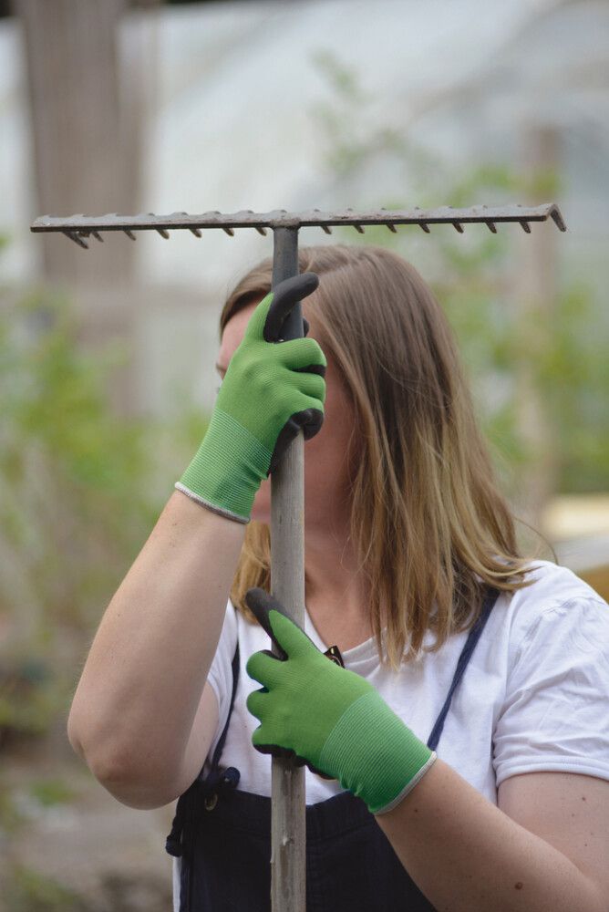 Puutarhakäsine Bamboo vihreä 10