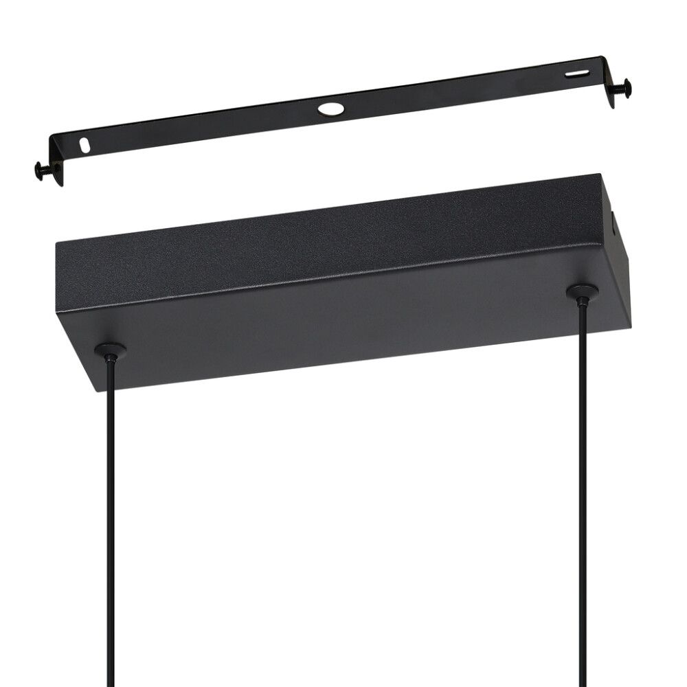 Riippuvalaisin Eglo Conaprato musta/messinki