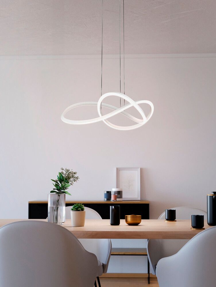 Riippuvalaisin Eglo Riaza valkoinen Ø 83 cm