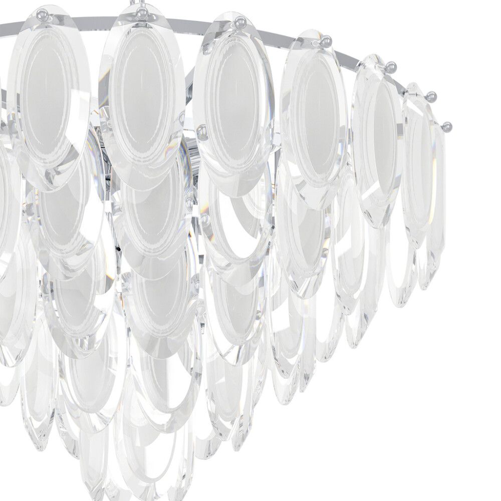 Riippuvalaisin Eglo Carvario kromi/lasi