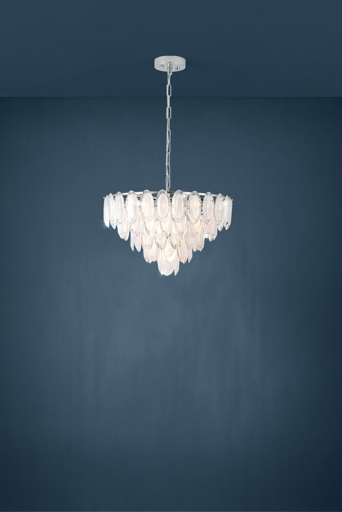 Riippuvalaisin Eglo Carvario kromi/lasi