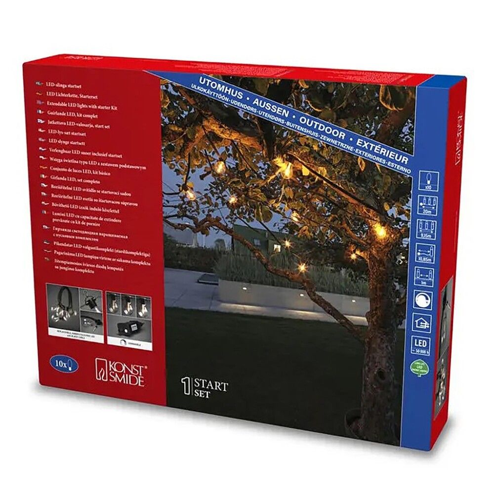 Juhlavalosarja Konstsmide aloitussarja E27 IP44 10-os