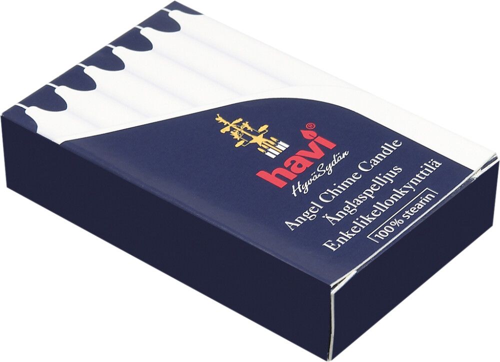 Enkelikellonkynttilä Havi 11 cm 12 kpl