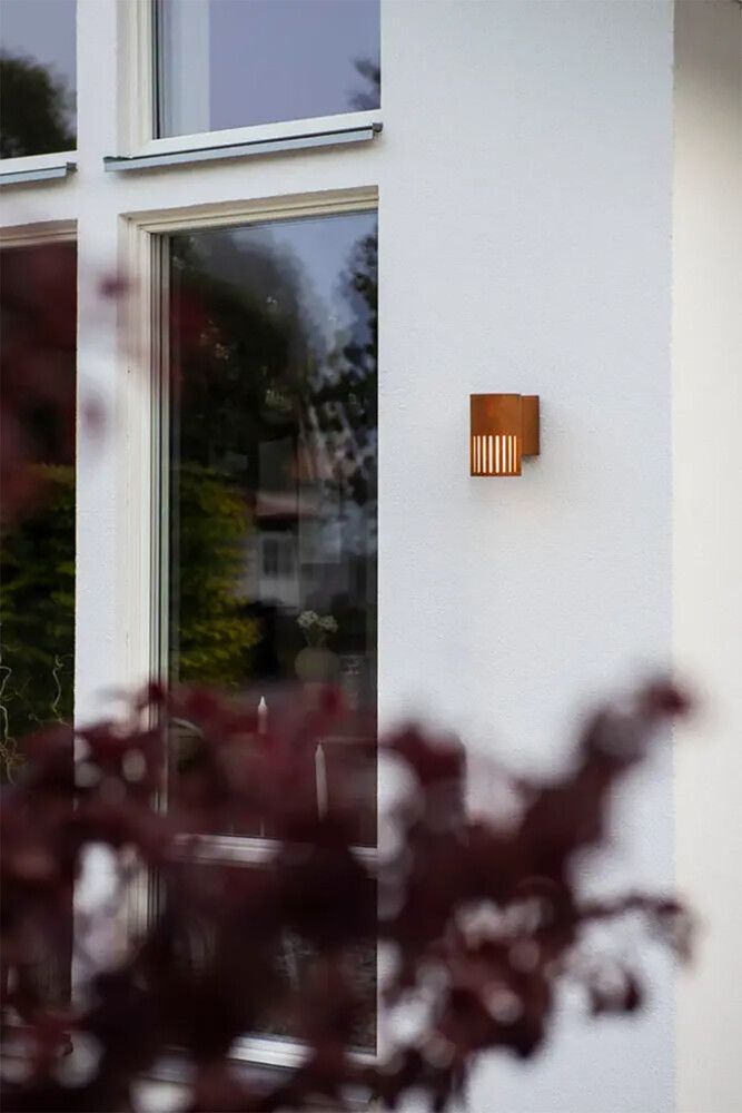 Ulkoseinävalaisin Konstmide Pistoia Ruostemaalattu E27 IP54