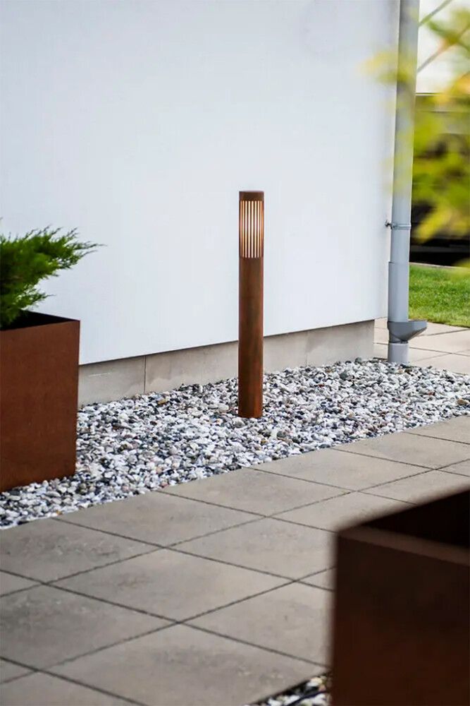 Ulkopylväsvalaisin Konstmide Pistoia Ruostemaalattu E27 IP54