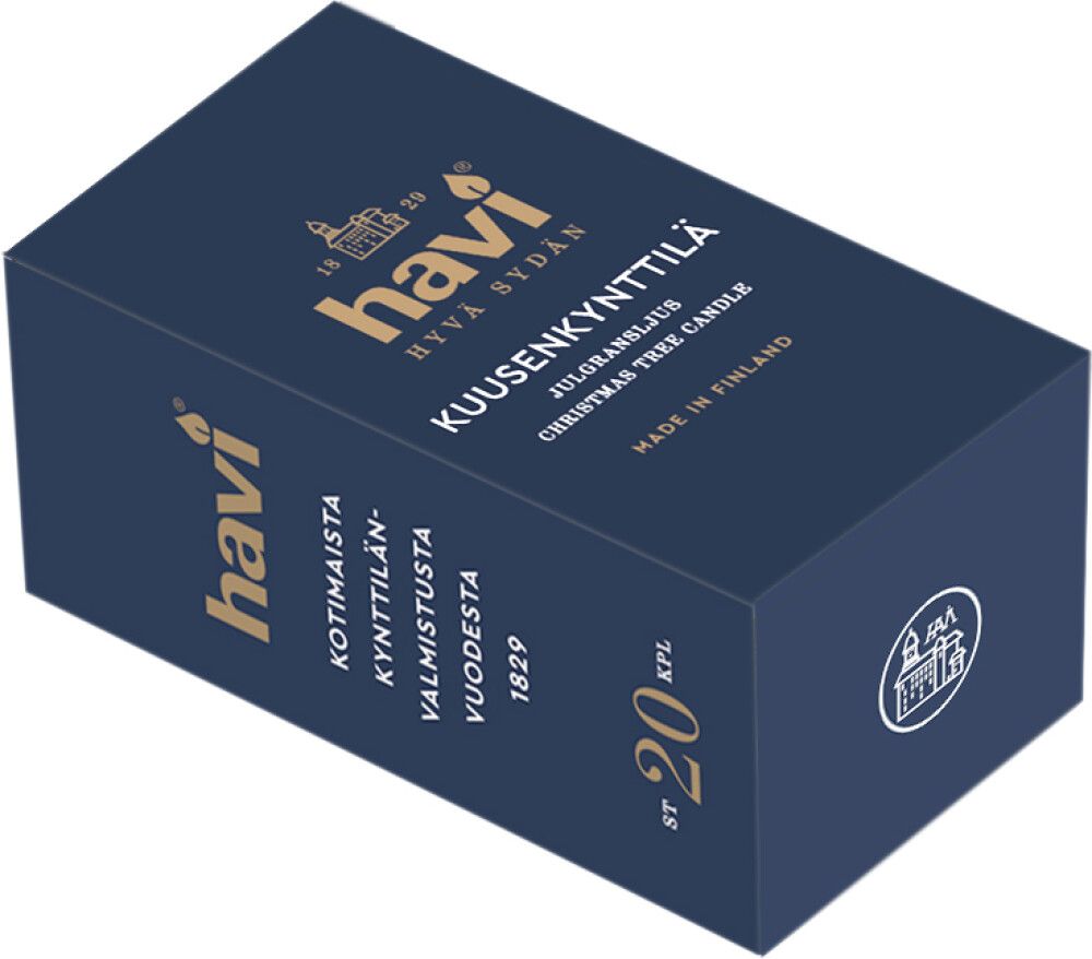 Joulukuusenkynttilä Havi 20 kpl