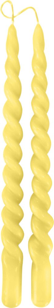 Kierrekynttilä Havi's 30 cm 2 kpl keltainen