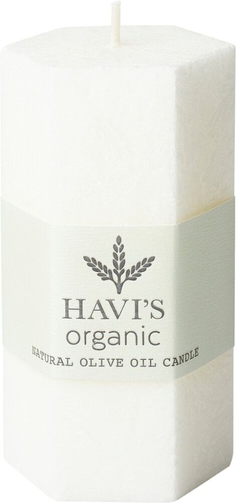 Pöytäkynttilä Havi's Olive Oil 5 x 10 cm valkoinen