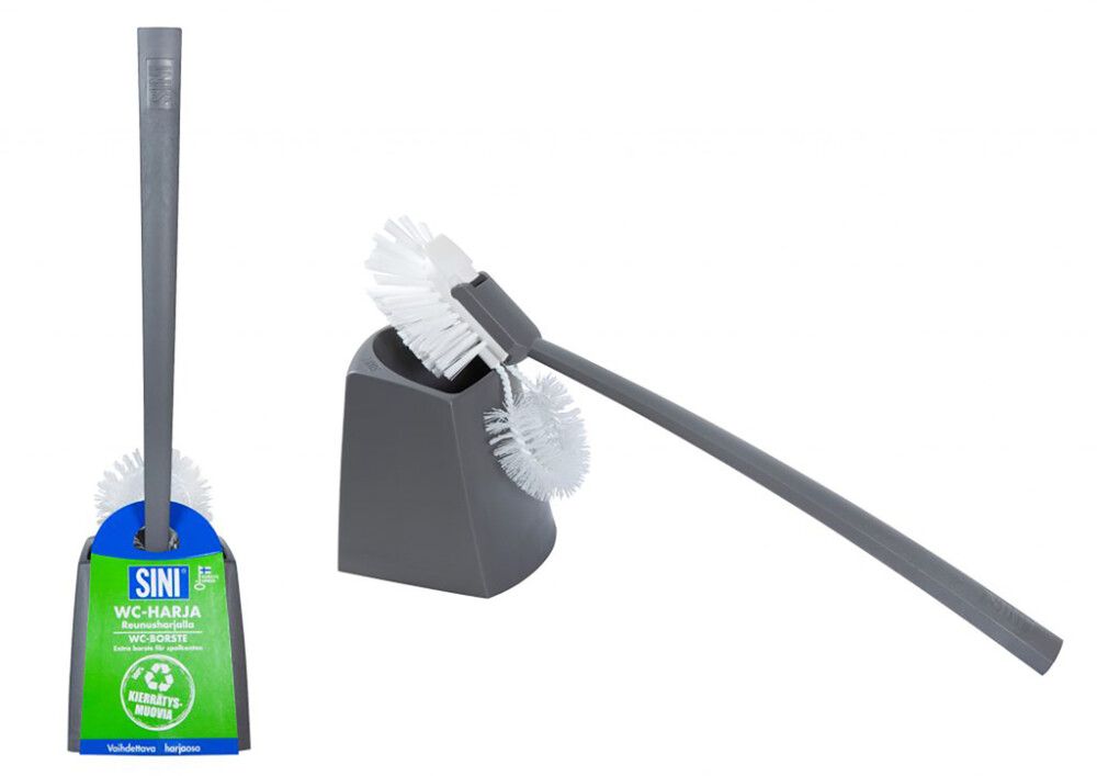 WC-harja reunusharjalla Sini Kierrätysmuovista 41 cm