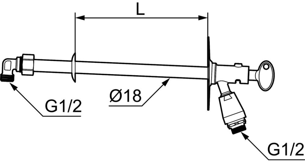 Vesipostihana FM Mattsson 4294-0405 kromi