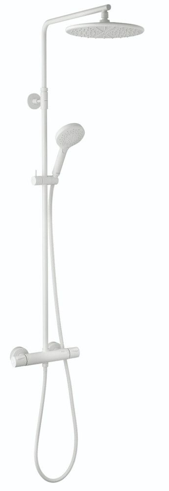 Suihkukokonaisuus Damixa Silhouet mattavalkoinen