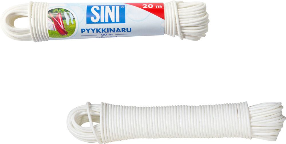 Pyykkinaru Sini muovi 20 m