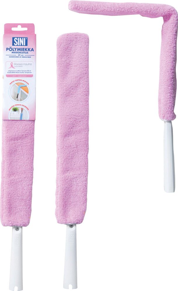 Pölymiekka Sini Roosa Nauha