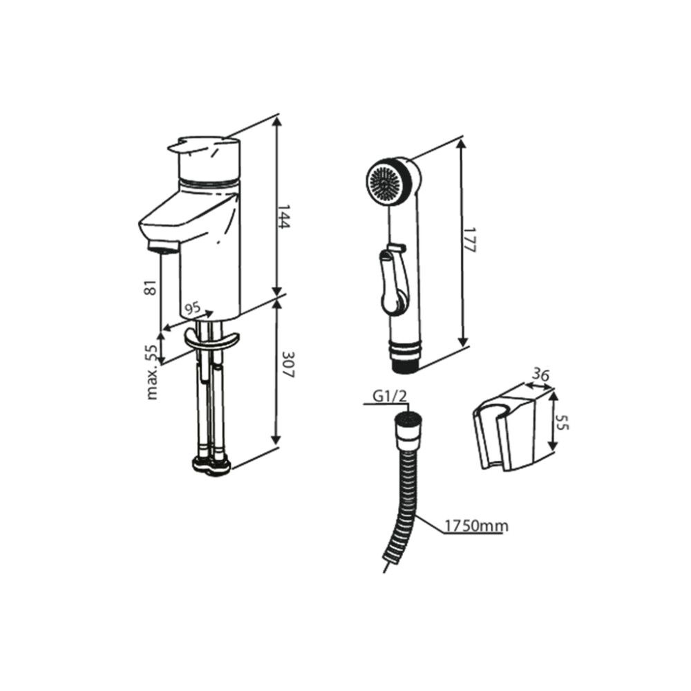 Pesuallashana Damixa Core bideellä kromi