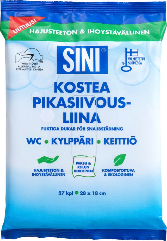 Kostea Pikasiivousliina Sini 27 kpl