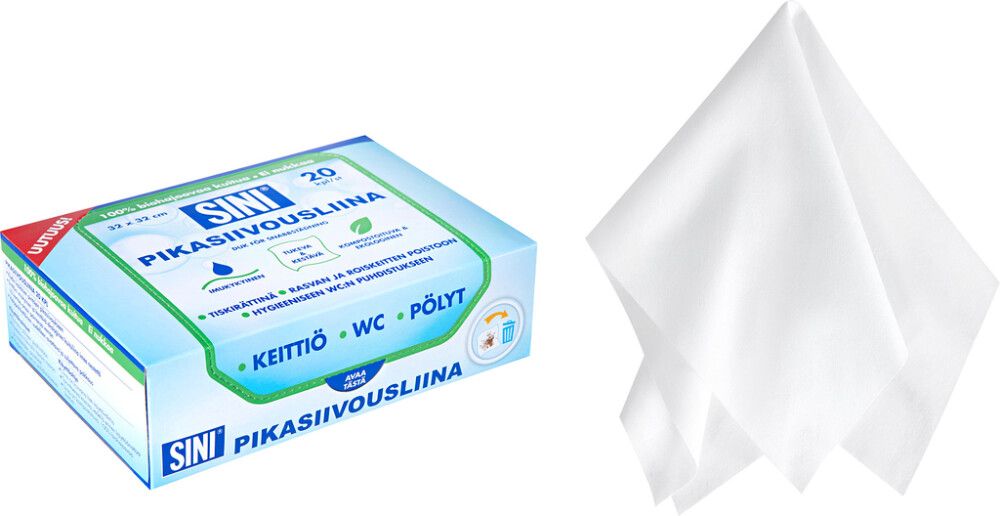 Kuiva Pikasiivousliina Sini 20 kpl