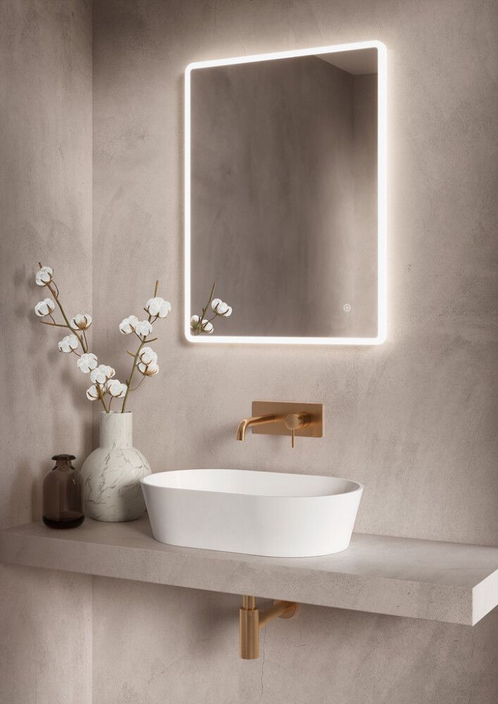 Malja-allas FM Mattsson Lava II valkoinen 60 x 38 cm